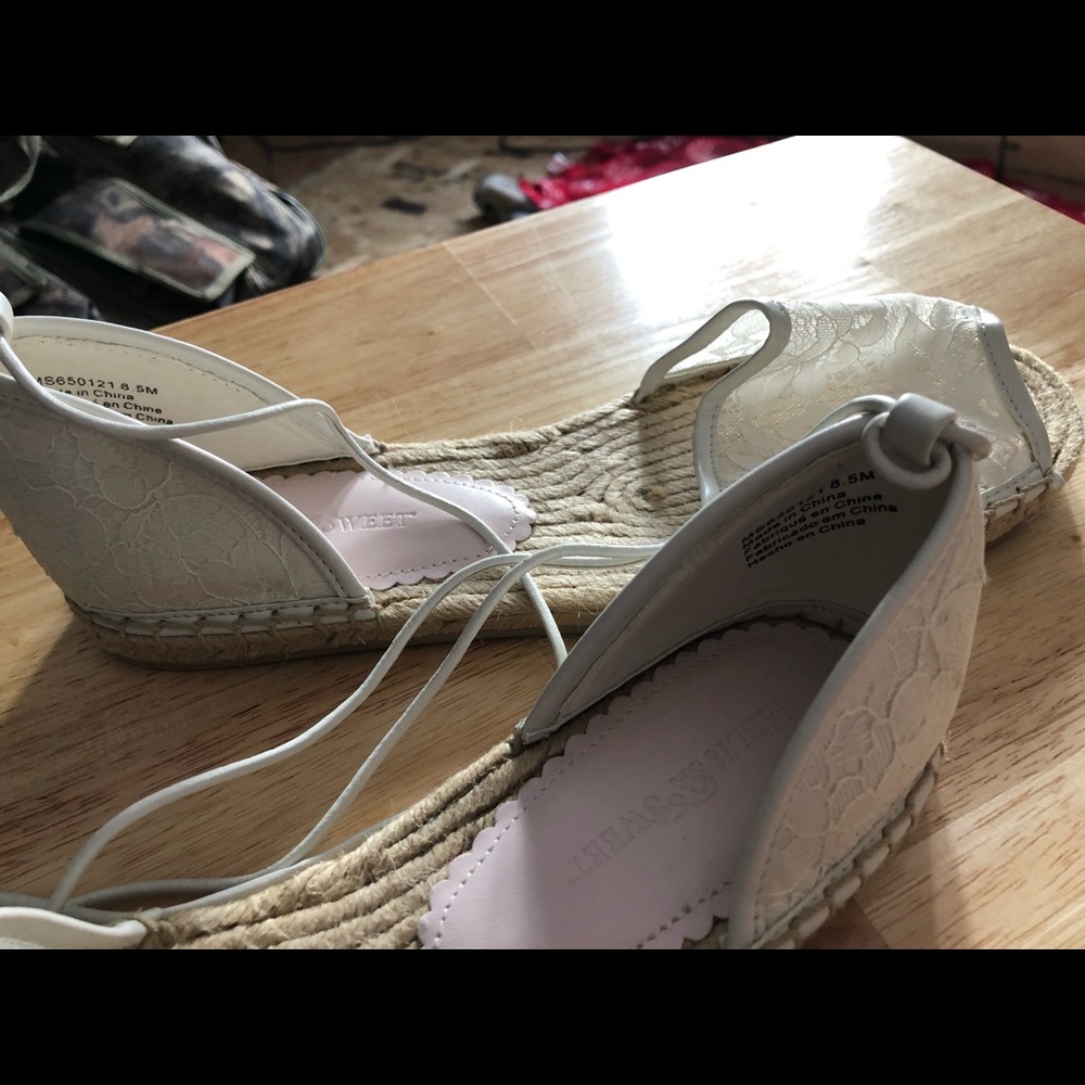 Melissa Sweet Lace Espadrilles - Picture 6 of 8